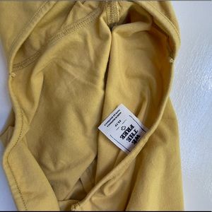 Free People yellow shirt